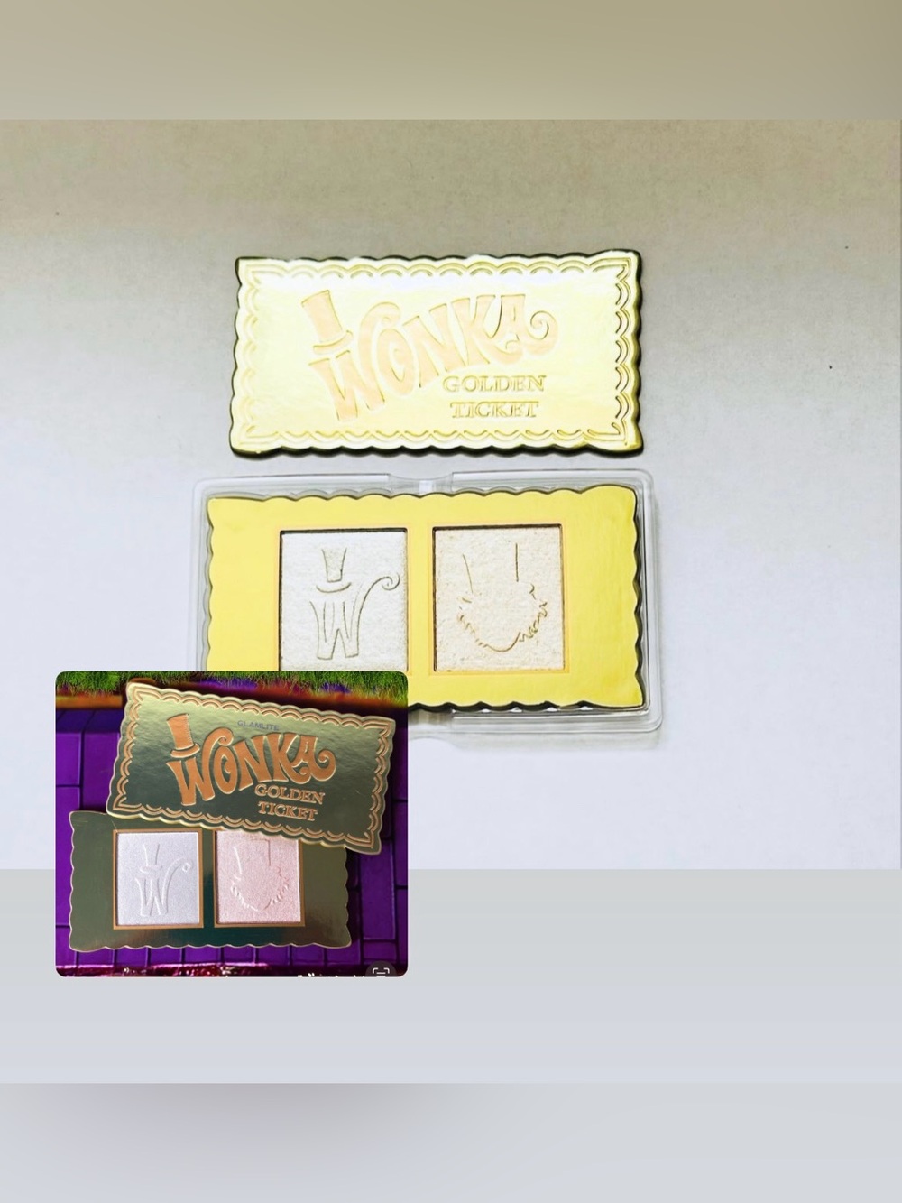 Wonka X Glamlite Golden Ticket Highlighter